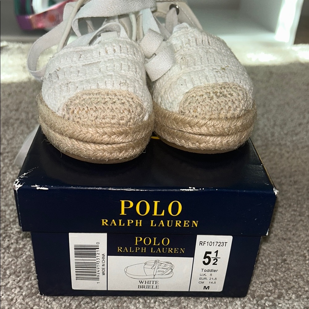 Polo by Ralph Lauren White Sneakers Casual Style